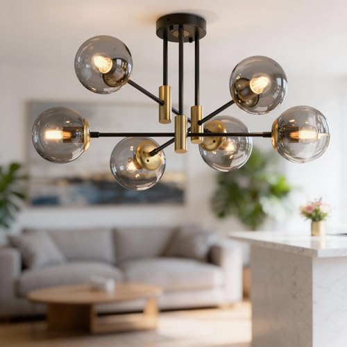 Modern Sputnik Chandelier