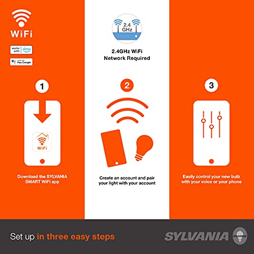 Sylvania WiFi LED Smart Light Bulb (4 Count)
