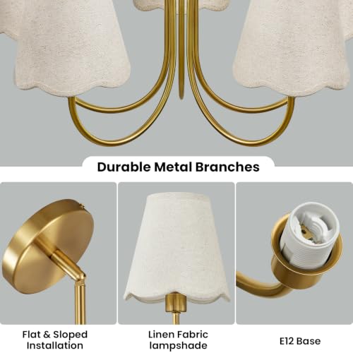Modern Gold Chandelier 5 (Gold)