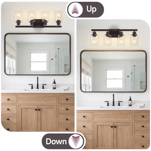 Oil Rubbed Bronze Vanity Lights for Bathroom