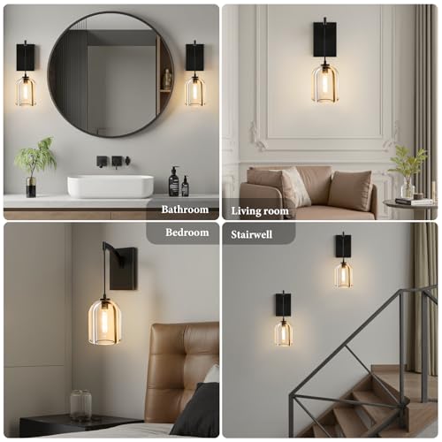 Crystal Brass Hemisphere Wall Sconce (2 Count)