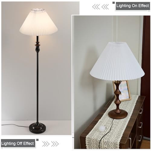 Large Pleated Lamp Shade for Arc