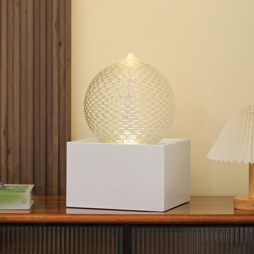 Indoor Water Feature Tabletop Ceramic Fountain Home Kitchen Office Decoration Modern Design Style