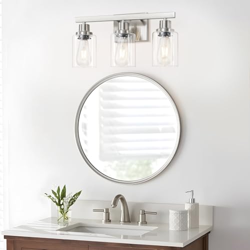 3 Light Bathroom Light Fixtures (3 Count)