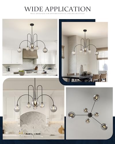 Black Sputnik Chandelier