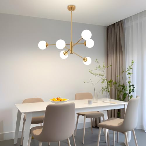 Chandeliers for Dining Room Gold 6