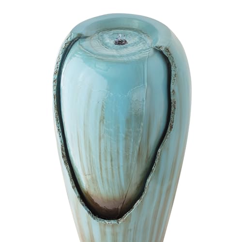 33" Tall Outdoor Antique Jar Water Fountain