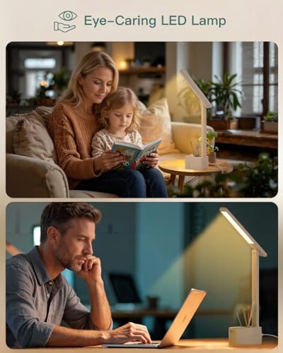 Desk Lamp with Pen Holder