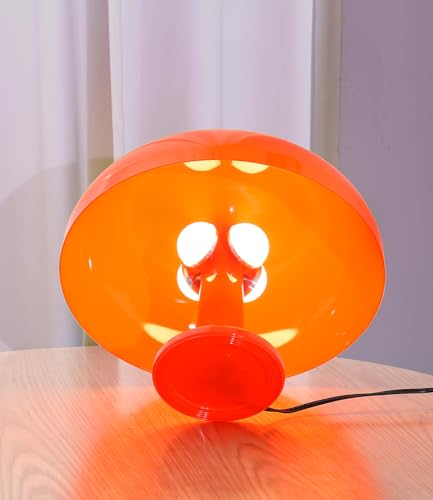 Orange Mushroom Lamp