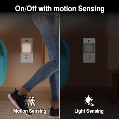 3-in-1 Emergency Light, Power Outage Night Light, 4-Pack (4 Count)
