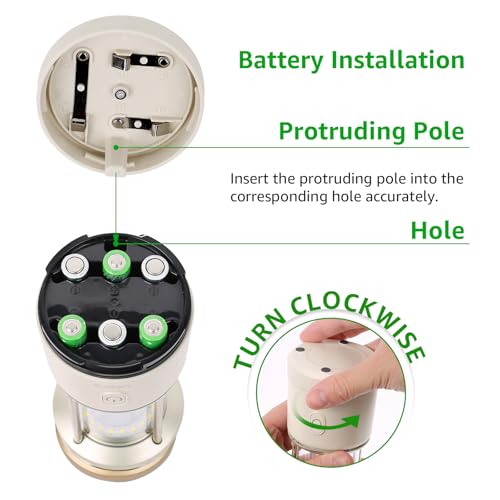 1100LM Battery Powered LED Camping Lantern