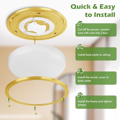 36W LED Ceiling Lights for Bedroom Kitchen