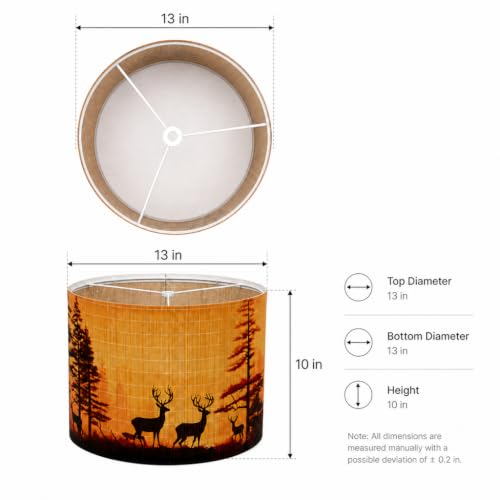 Soft bamboo lampshade for table & floor lamps