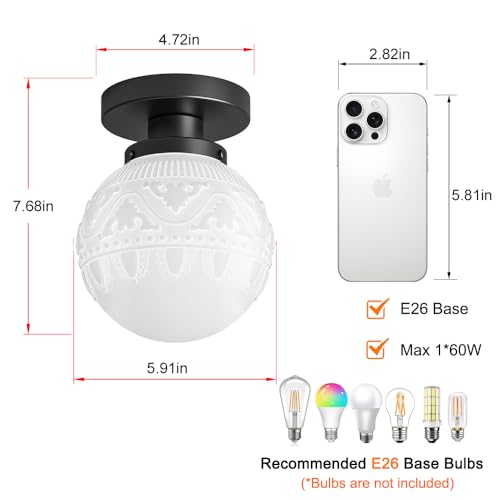 Semi Flush Mount Ceiling Light