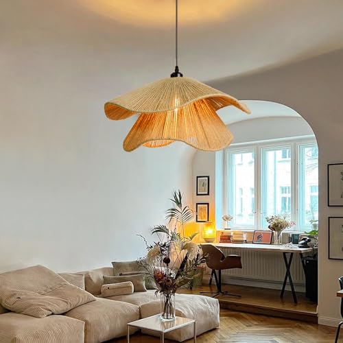 Rustic Woven Pendant Light
