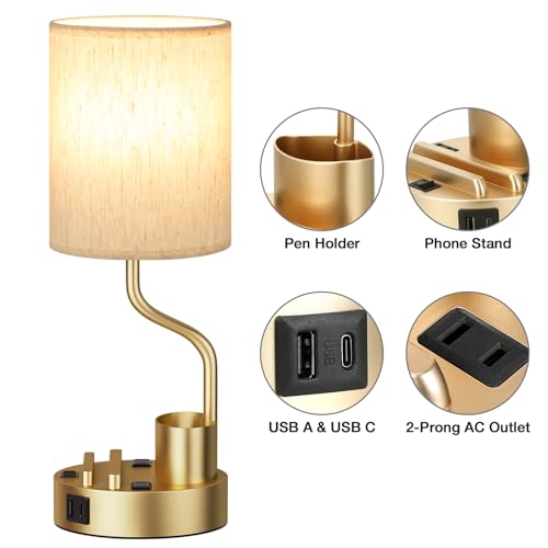 Bedside Lamps for Bedroom Set of 2 (2 Count)