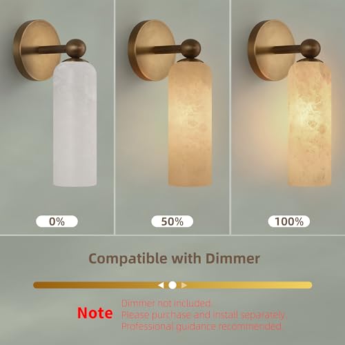Alabaster Wall Sconce (2 Count)