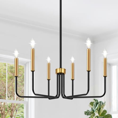 Black and Gold Chandelier