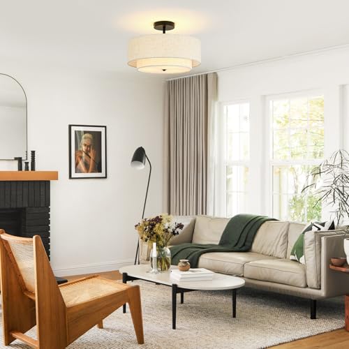 16" Semi Flush Mount Ceiling Light