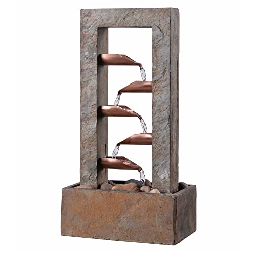 Spillway Rustic Indoor Table Fountain