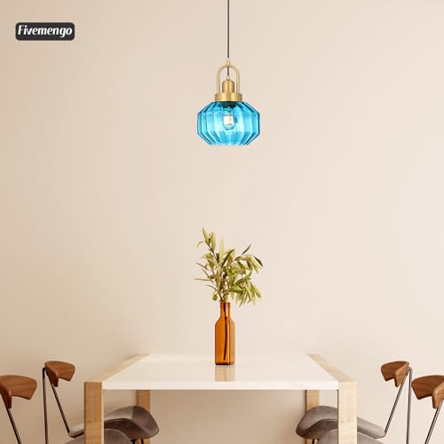 9in Mid Century Modern Pendant Light