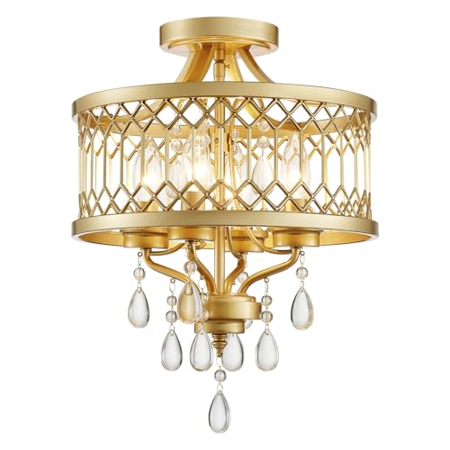 Crystal Ceiling Light Fixture