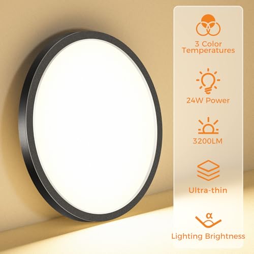 1PACK LED Flush Mount Ceiling Light Fixture