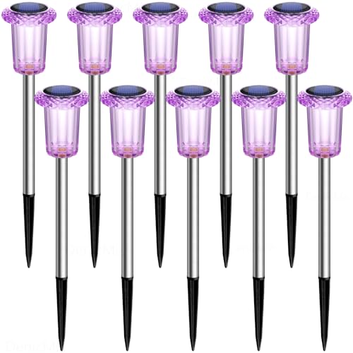 Solar Halloween Lights Outdoor Waterproof 10 Pack Halloween Decor (10 Count)