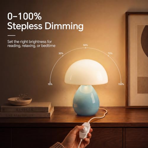 Mushroom Lamp Table Lamp for Bedroom