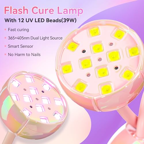 Cordless Gooseneck UV Nail Lamp for Gel