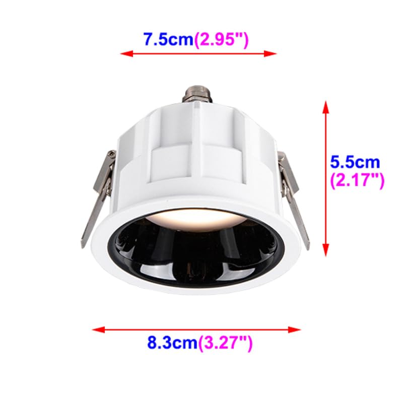 LED Ceiling Recessed Lights Flush Mount Lighting Anti