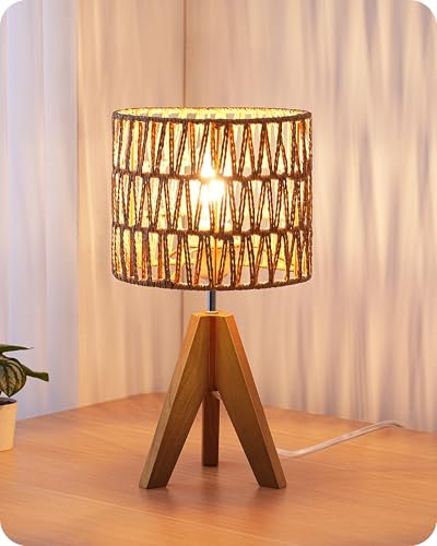 Rattan Small Table Lamp