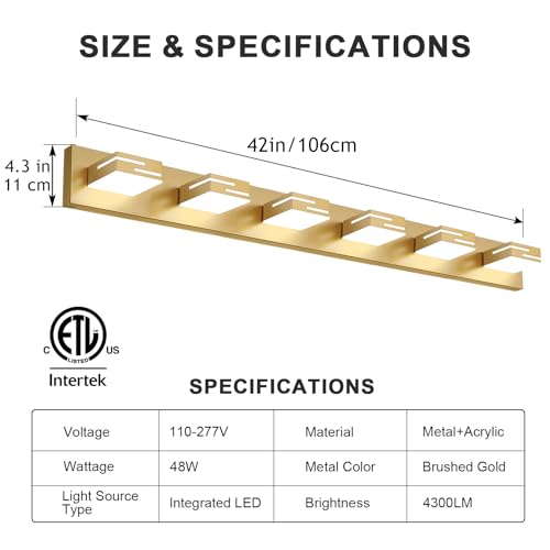 LED Modern Bathroom Vanity Light Fixtures