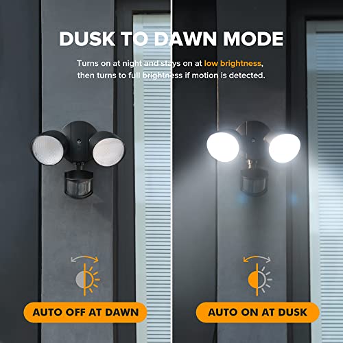 32W 3500 Lumen LED Security Lights Motion Sensor Light Outdoor