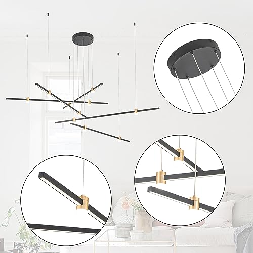 Black&Gold Modern Pendant Light
