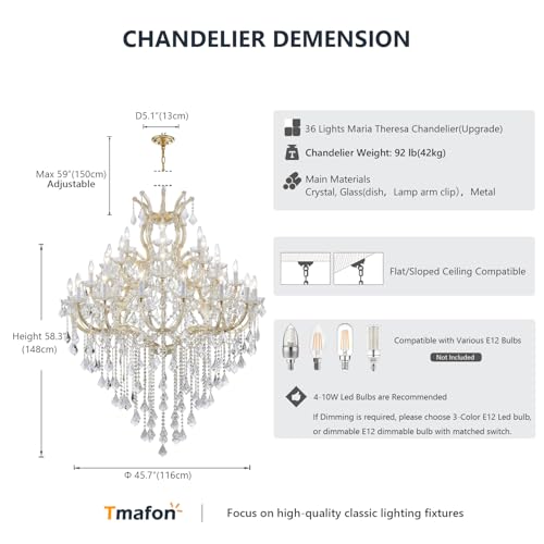 Large Gold Chandelier Light Fixtures