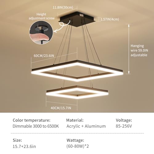 LED Pendant Light Fixture for Dining Room