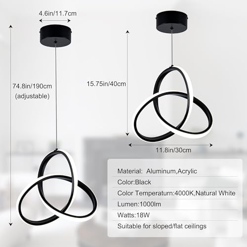 Modern Spiral Led Chandelier (3 Count)