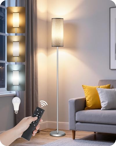 Dimmable Floor Lamps for Living Room with Remote and Foot Switch