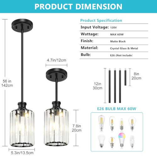 Black Pendant Light