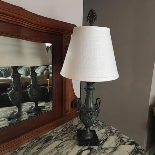 Small White Lamp Shades Set of 2