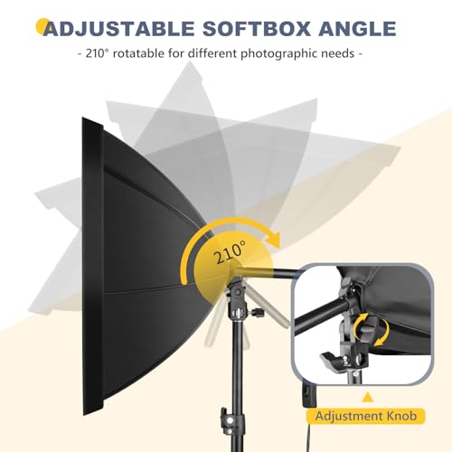 Softbox Photography Lighting Kit