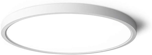 TALOYA LED Ceiling Light Living Room White, 15.8 Inch Thin Flat Modern Flush Mount Lighting Fixture for Bedroom,5 Color Temperatures in 1, 24w Round 0.94 Inch Thickness - Aura Lighting