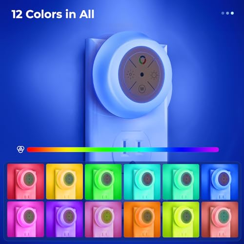 Night Lights Plug Into Wall with 12 (4 Count)