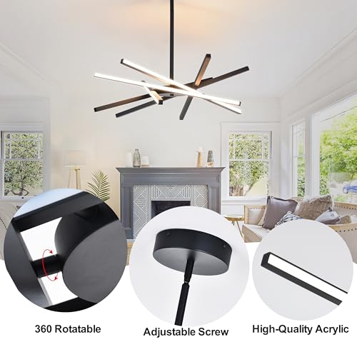 Modern Black LED 6