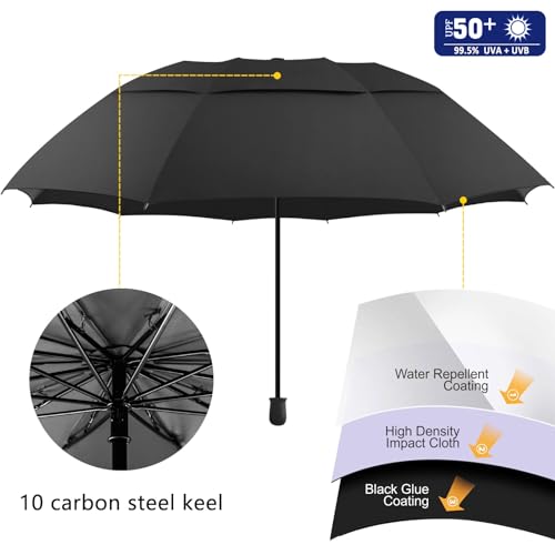 Patio Umbrellas Beach Chair Umbrella with Clamp Clip on Umbrellas for Chair UPF 50+ 53 Inches Adjustable Sun Umbrella for Camping Outdoor