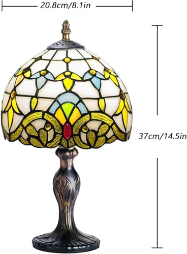 8'' Stained Glass Table Lamp