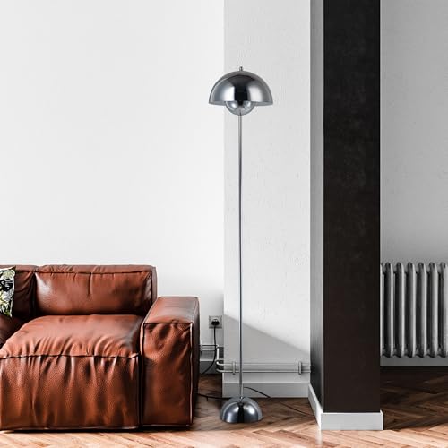Mid Century Modern Metal Bud Floor Lamp for Home and Office