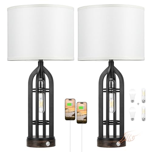 Table Lamps for Living Room (2 Count)