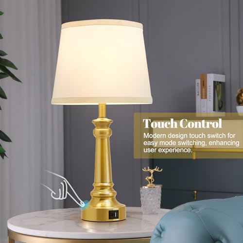 Touch Lamps for Nightstand Set of 2 (2 Count)
